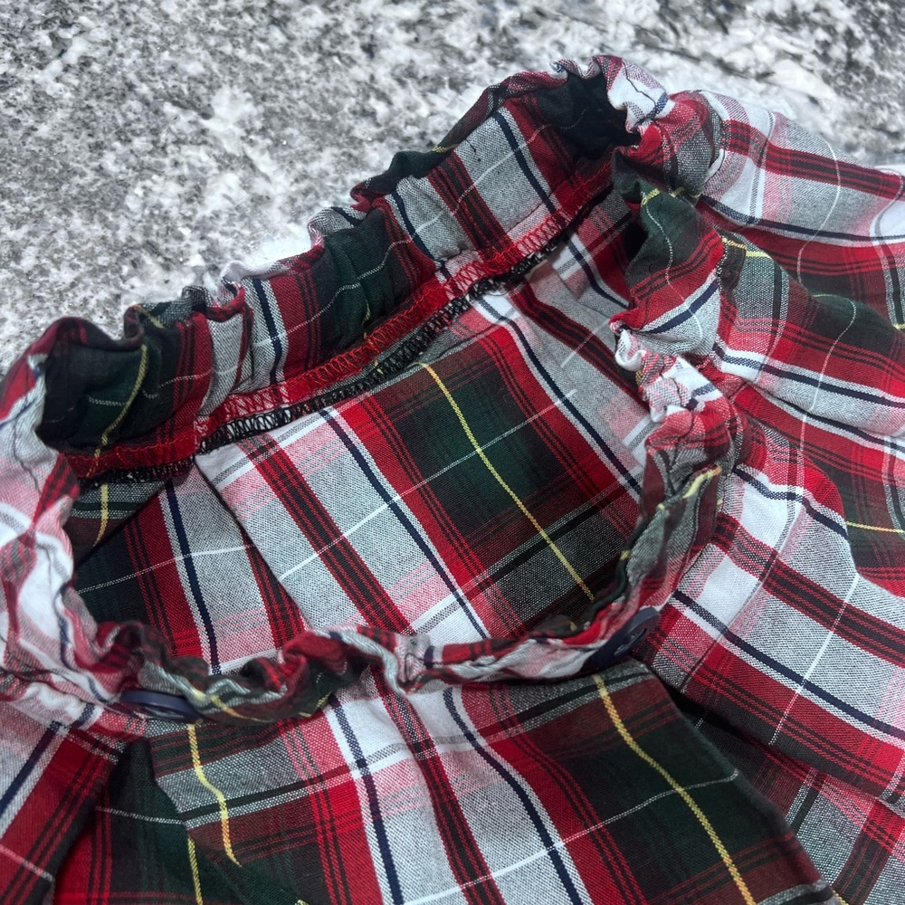 Red Plaid girls’ uniform Skirt - Picture 5 of 8